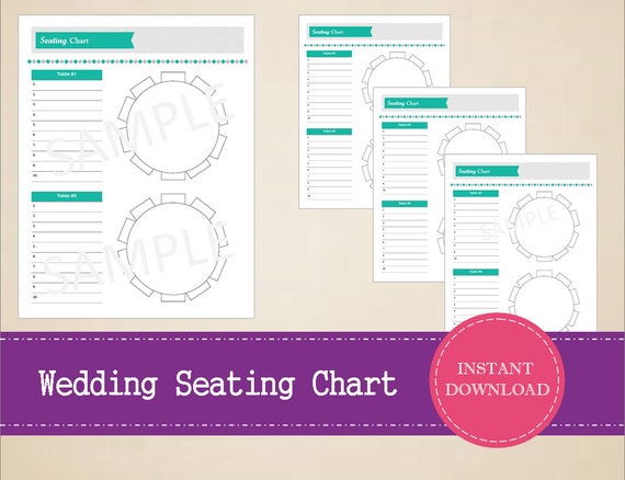 Seating Chart Wedding Planner