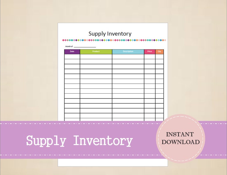 home inventory business plan