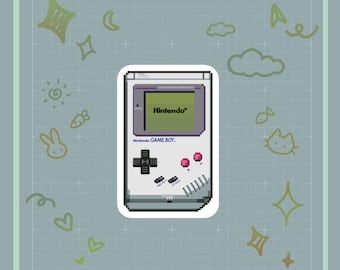Retro Original Game boy Classic Pixel 3" Vinyl Stickers