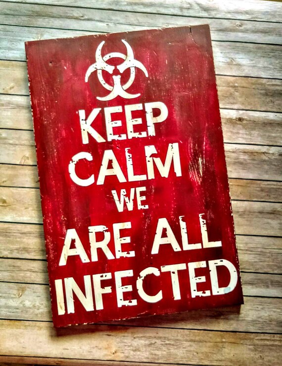 Halloween Decor Zombie Sign Zombie Apocalypse Halloween Etsy