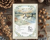 Riverside Picnic Wedding Template Bundle, Digital Download