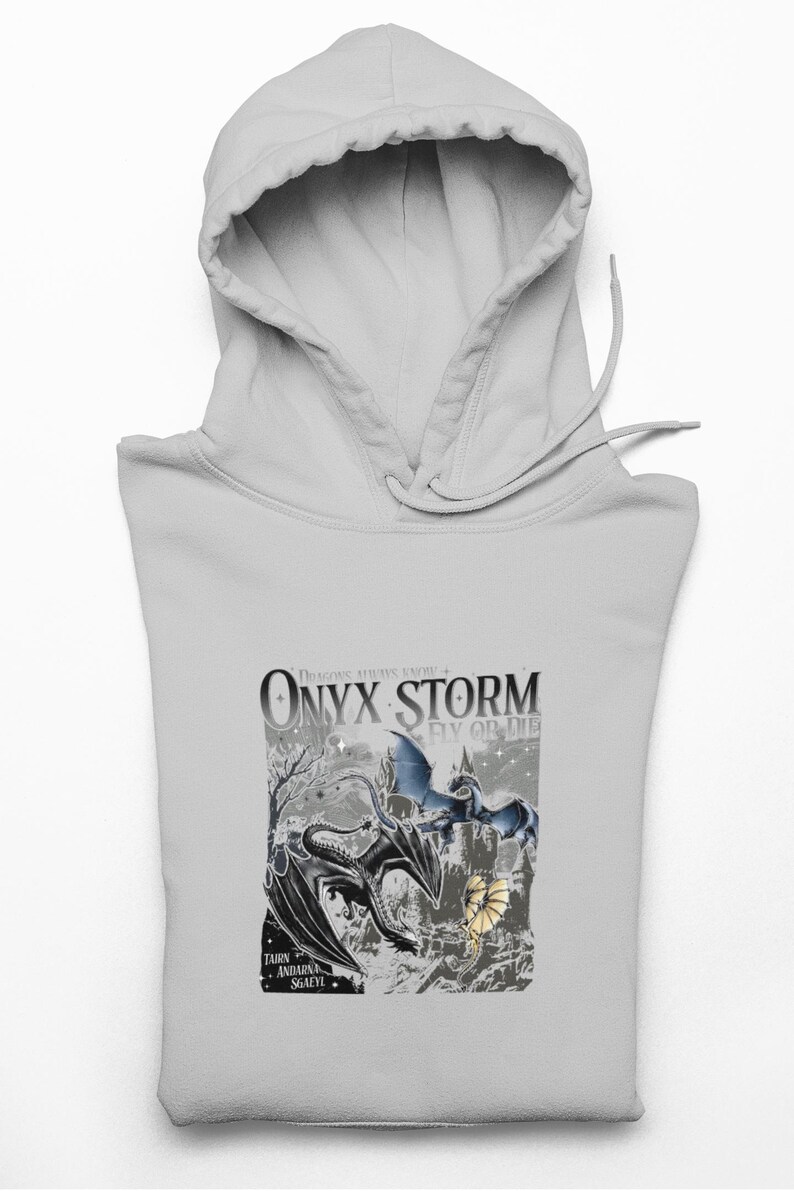 Sudadera con capucha Onyx Storm Artwork / Sudadera con capucha gráfica imagen 7