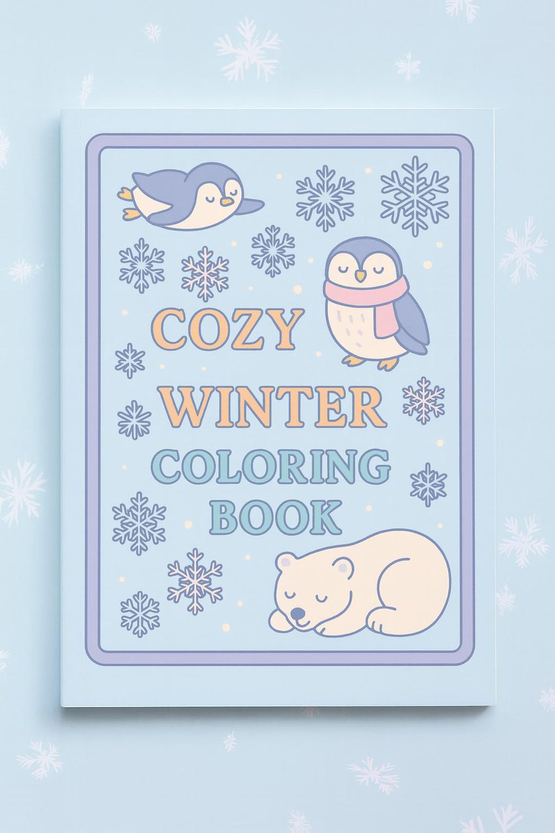 Cozy Winter Coloring Book - Etsy
