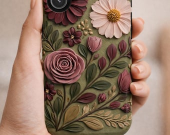 Floral MagSafe Phone Case | Magnetic Impact-Resistant Case