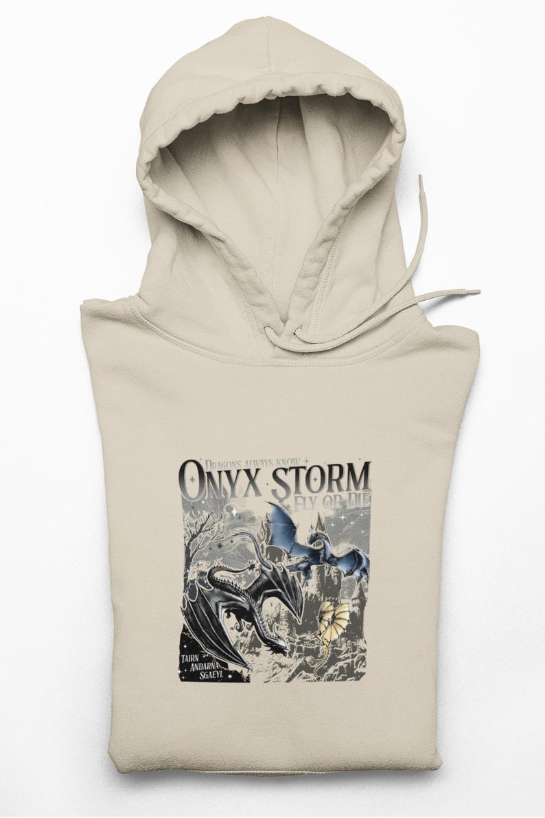 Sudadera con capucha Onyx Storm Artwork / Sudadera con capucha gráfica imagen 4