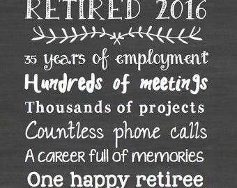 teacher retirement print teacher gift teacher print chalkboard etsy