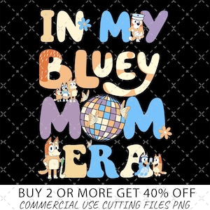 À l'époque des bleus, png, dessin animé bleu Saint-Valentin, maman png, mère png, fête des mères png, chien bleu, vacances en famille png, couple bluey