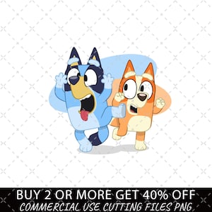 Anniversaire Bluey Png, Blue Dog Png, Bundle PNG de dessin animé d'anniversaire, Sublimation magique d'anniversaire, PNG Bluey, Mon anniversaire Png, Png fête d'anniversaire