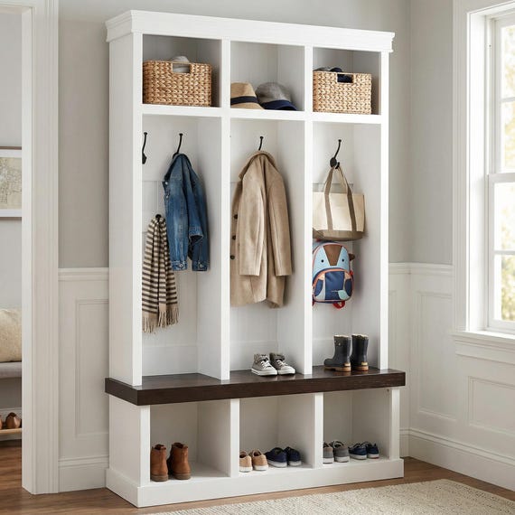 Mudroom locker | Hall Tree | Storage solution | Style 333