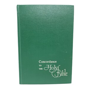 A New Concordance to the Holy Bible by American Bible Society KJV, King James Bible Concordance, ABS Concordance 1973 print 1960 Ed Book
