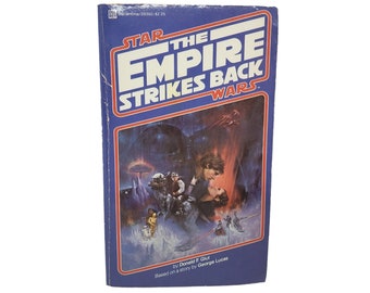 Star Wars The Empire Strikes Back Paperback Book, Star Wars Movie Novelization Book, Movie Tie in Novel 1980, TESB Official Novelization