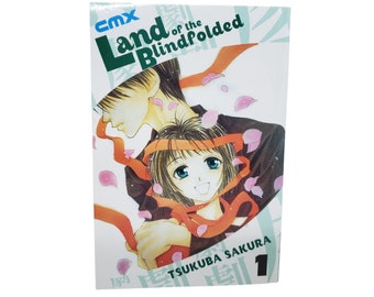 Het land van de geblinddoekte manga deel 1, Engelse versie, Tsukuba Sakura, CMX Manga 2004, Shojo Manga Book, OOP Manga Series