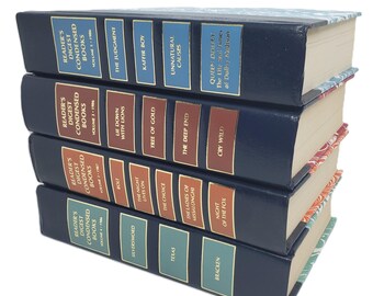 4 Vintage Reader's Digest Volumes Lot, Vintage Aesthetic Books, Decorative Covers, Old Books for Crafts, Instant Library, Staging Books Set