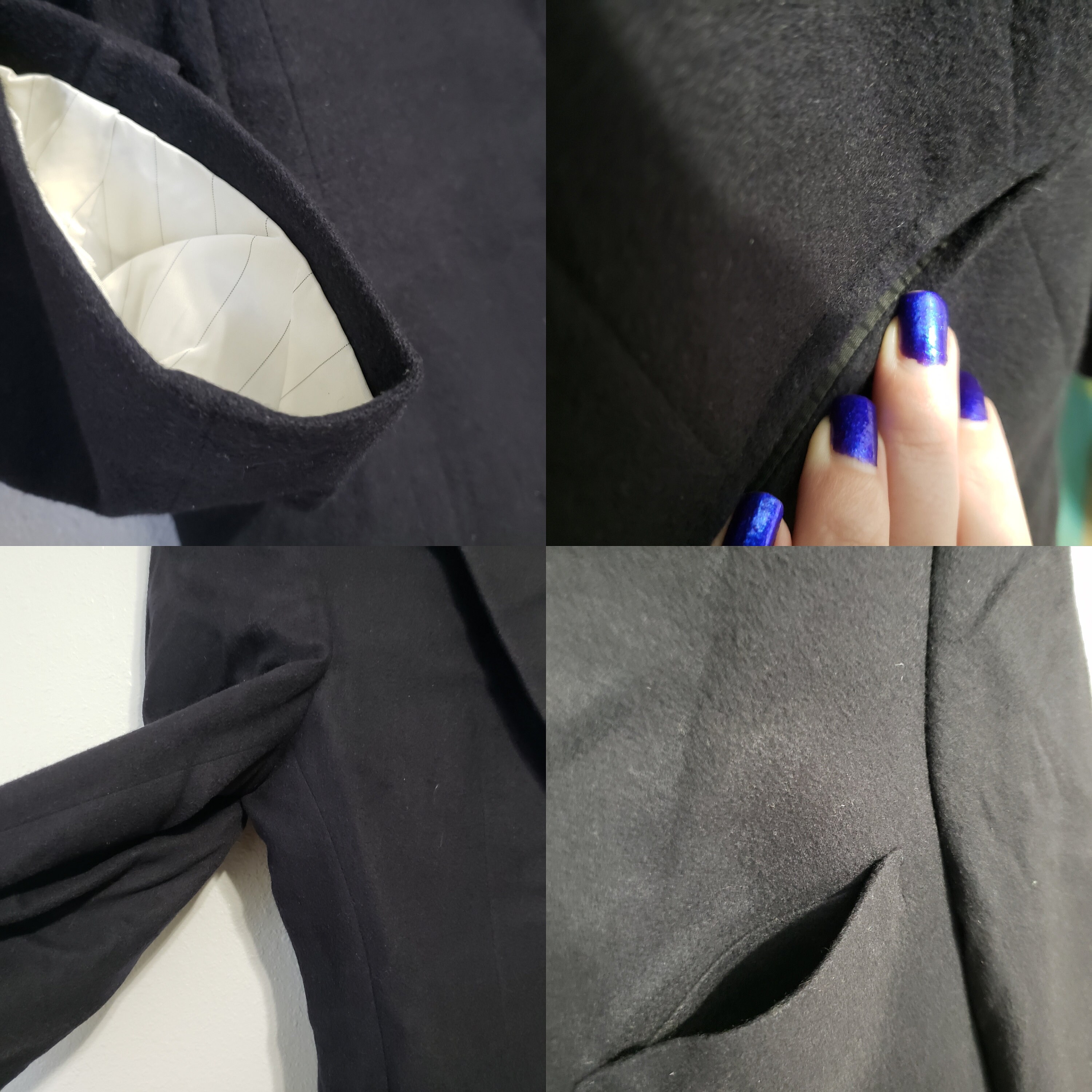 ジャケット・アウター Vintage cashmere blend chester coat BLK ジャケット・アウター Vintage cashmere blend chester coat BLK