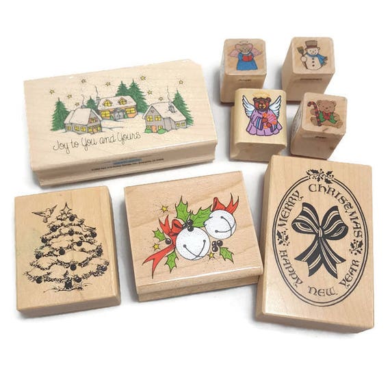 Kreatives Gestalten Rubber Stamp Christmas 8 Bastel Kunstlerbedarf Americkejaro Cz