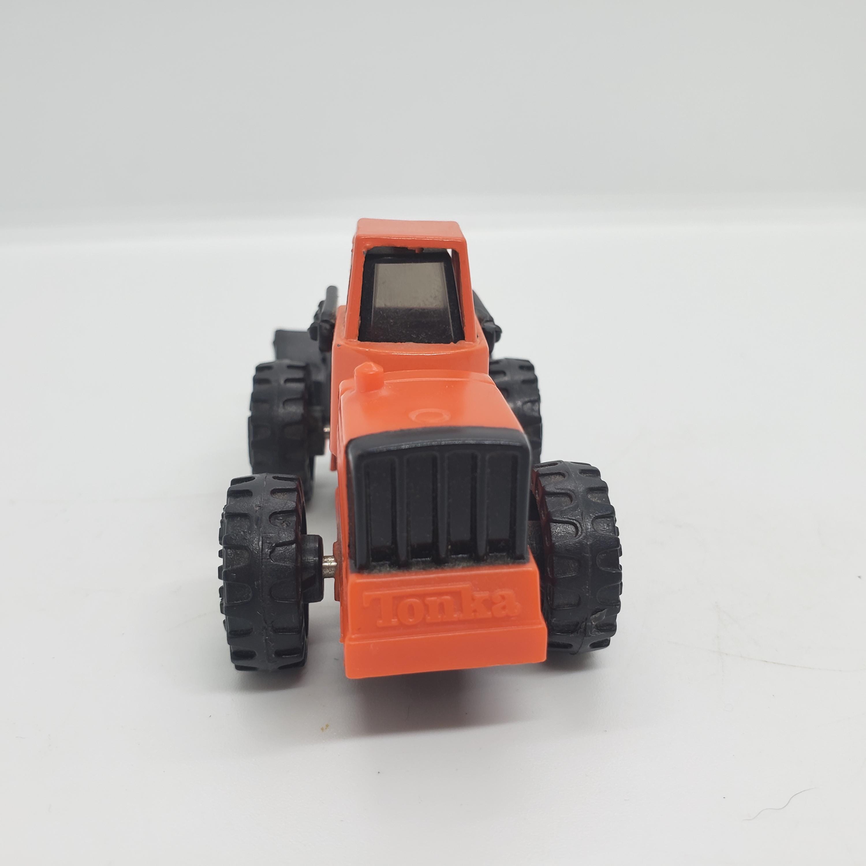 Tonka Front End Loader Vintage 1992 Metal Plastic Toy Orange
