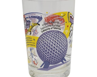 Mcdonalds 100 Years of Magic Disney Anniversary Glass, Epcot