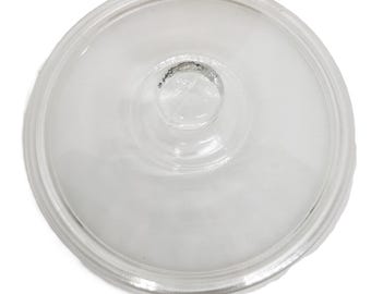 Vintage Clear Glass Crock Pot Pyrex Replacement Lid Marked 406 Measures 7.25 Inches