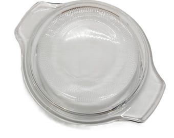 Vintage Anchor Hocking Mini Casserole Dish Lid Replacement Round Tab Handle 6.5"