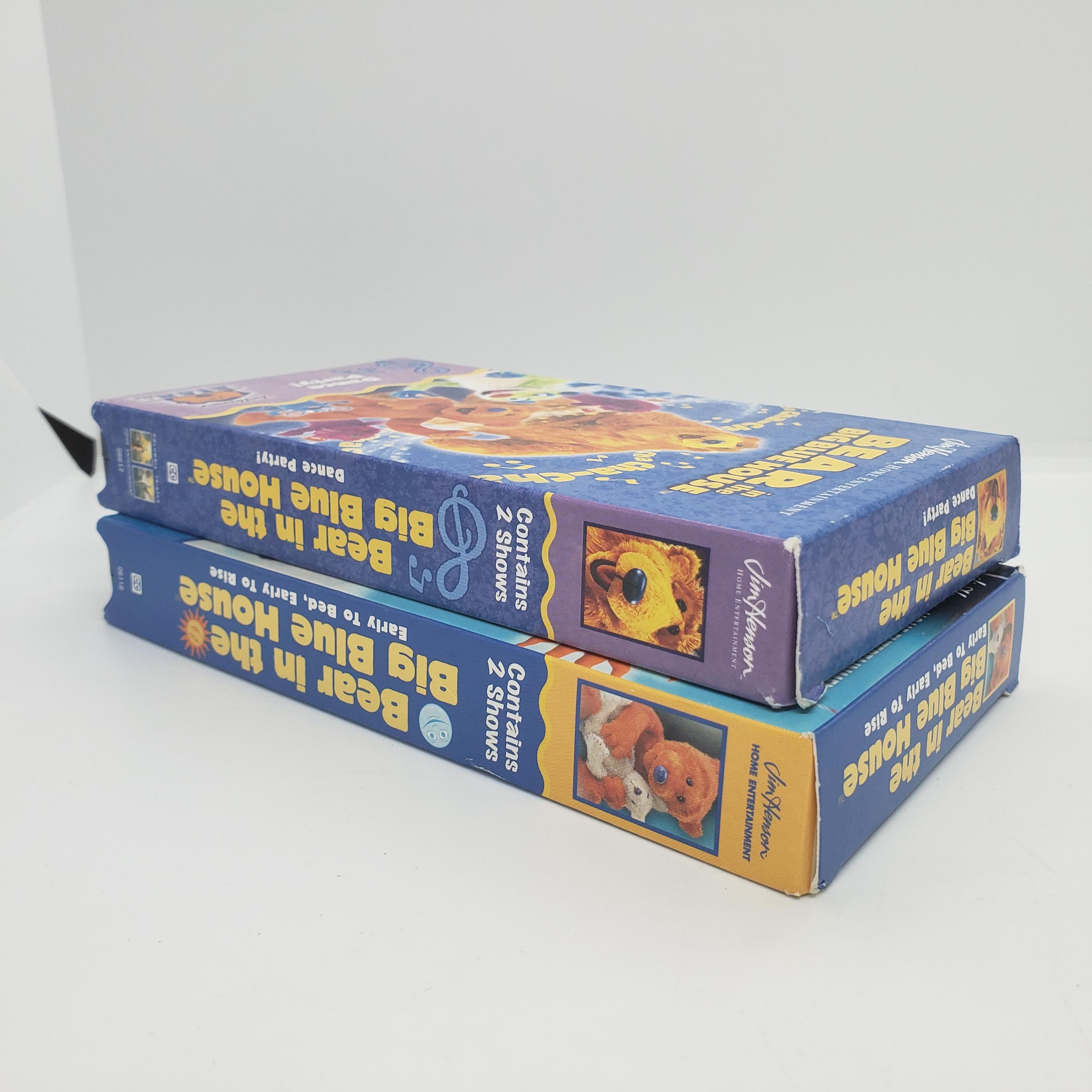 2 Bear in the Big Blue House VHS Tapes, Vtg 90s Jim Henson Disney VHS ...