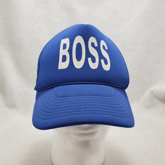 Vintage BOSS Mesh Trucker Hat, Funny Snapback Hat… - image 10