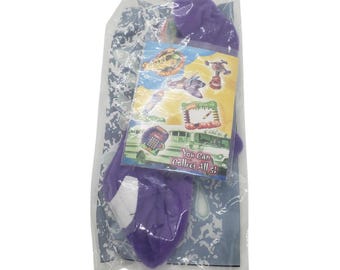 Estuche para lápices de avión BTS de Nickelodeon, juguete de comida para niños, avión morado de 1999, Burger King