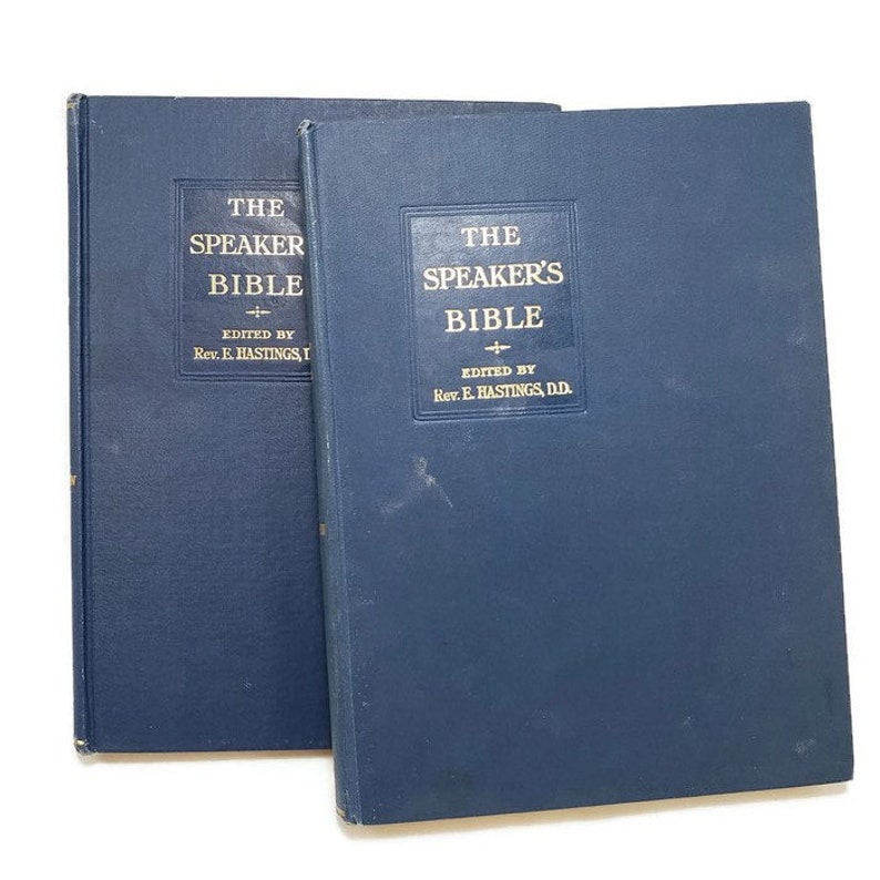 The Speakers Bible Vol II III by Rev E Hastings Matthew Etsy