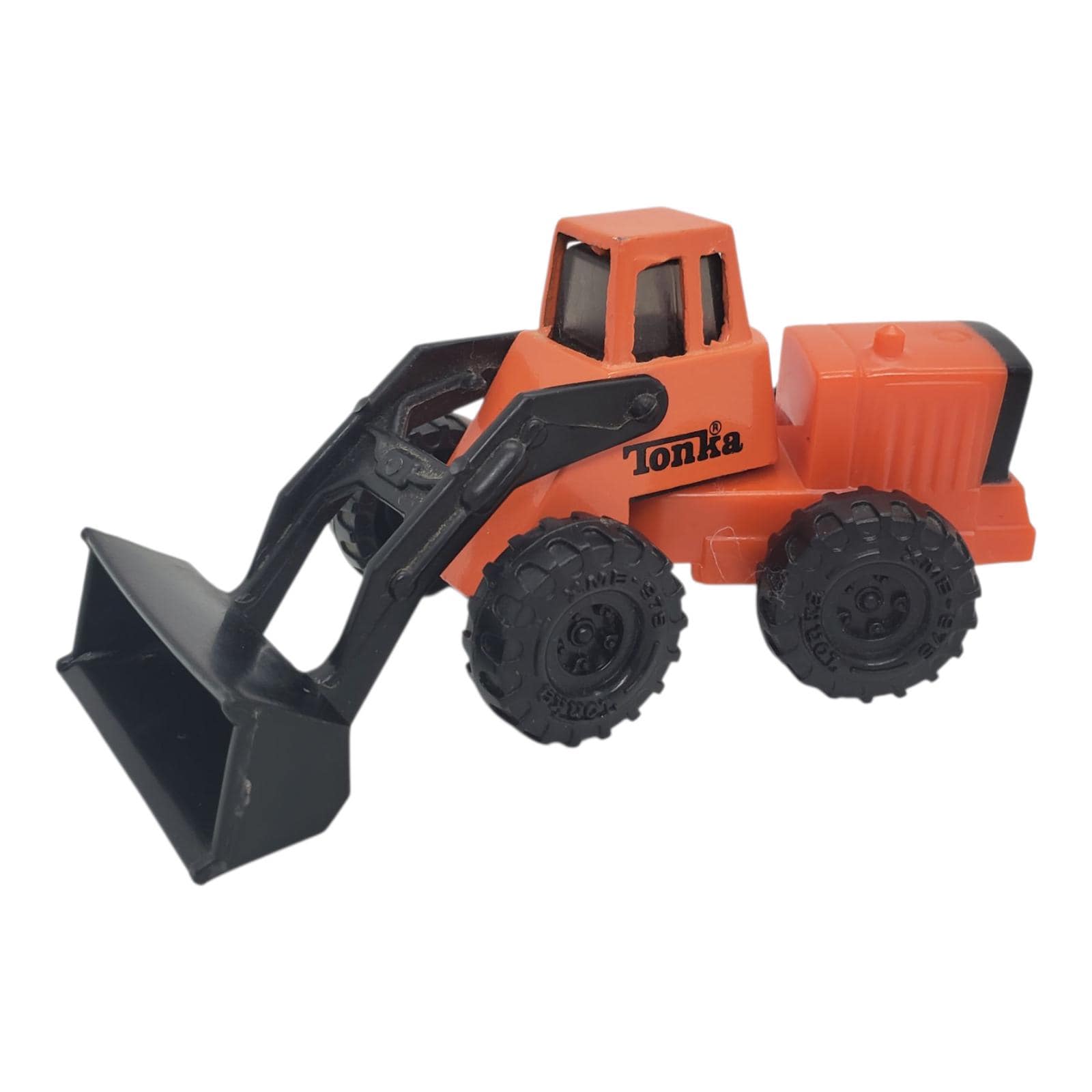 Tonka Front End Loader Vintage 1992 Metal Plastic Toy Orange
