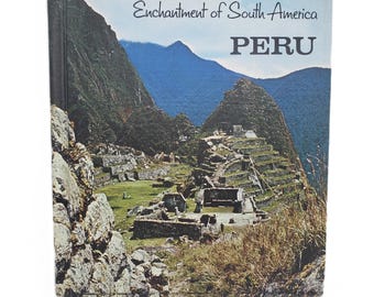Kinderpresse Verzauberung Südamerikas: Peru , Allan Carpenter 1970, Hardcover Kindergeographie-Geschichtsbuch, Südamerika