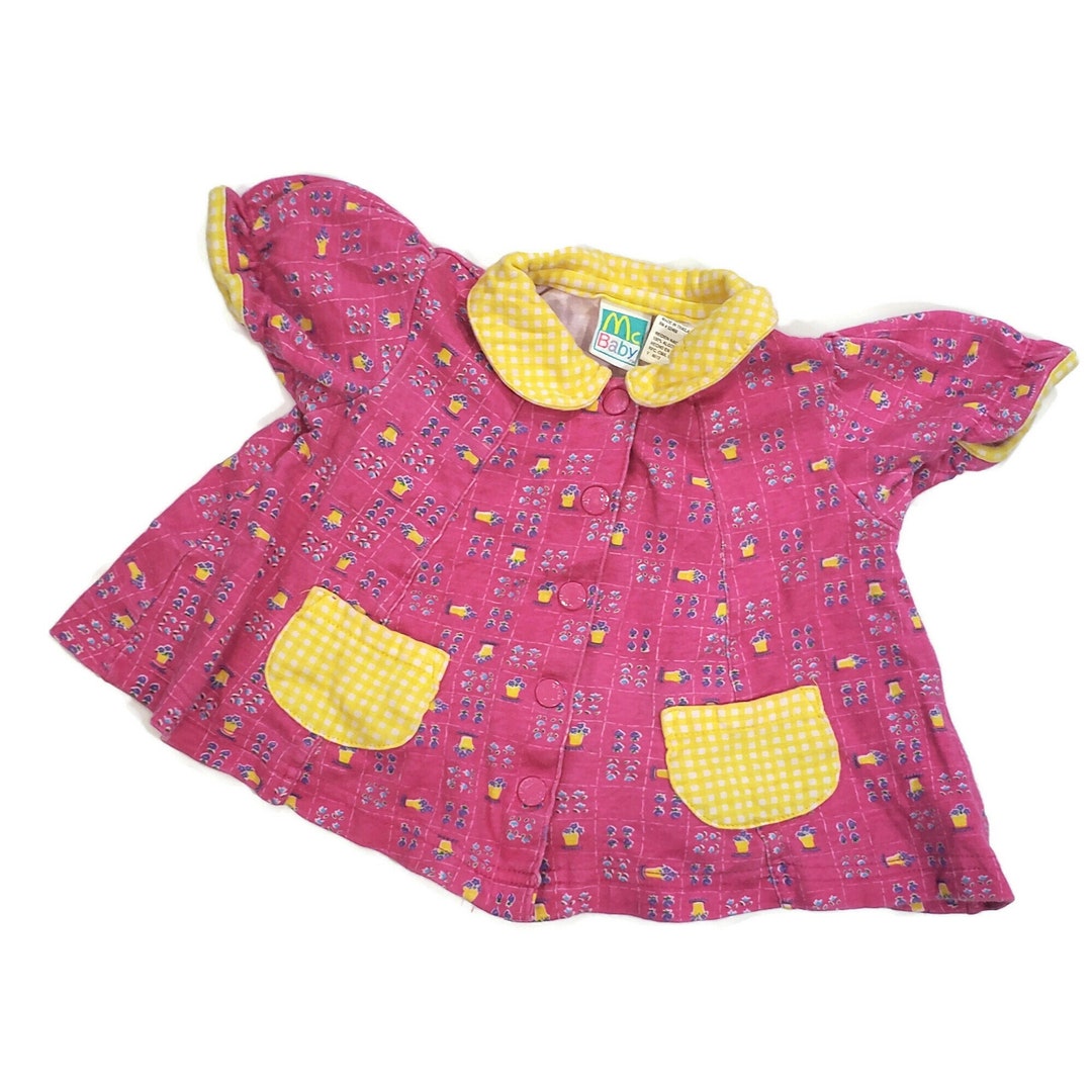 Vintage Mcbaby Jacket Top, Mcdonald's Baby Clothes, 90s Baby