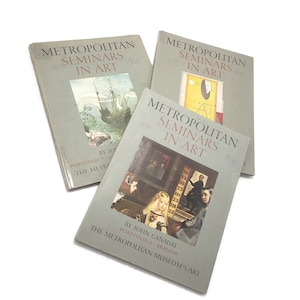 3 Metropolitan Seminars in Art Portfolios 2 4 7 by John Canaday, Realism Abstraction Composition, 1958 MET Museum Art Book w Lithographs