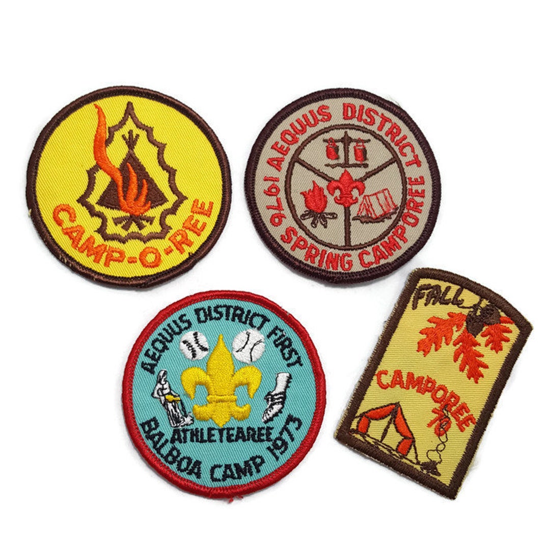 Vintage Boy Scout Camporee Patch Lot BSA Scouting Aequus District