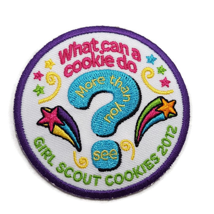 NEW Girl Scouts 2011 Cookie Starting Today Patch Badge Iron On Vintage 