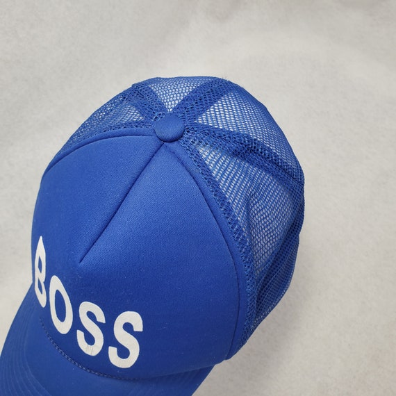 Vintage BOSS Mesh Trucker Hat, Funny Snapback Hat… - image 7