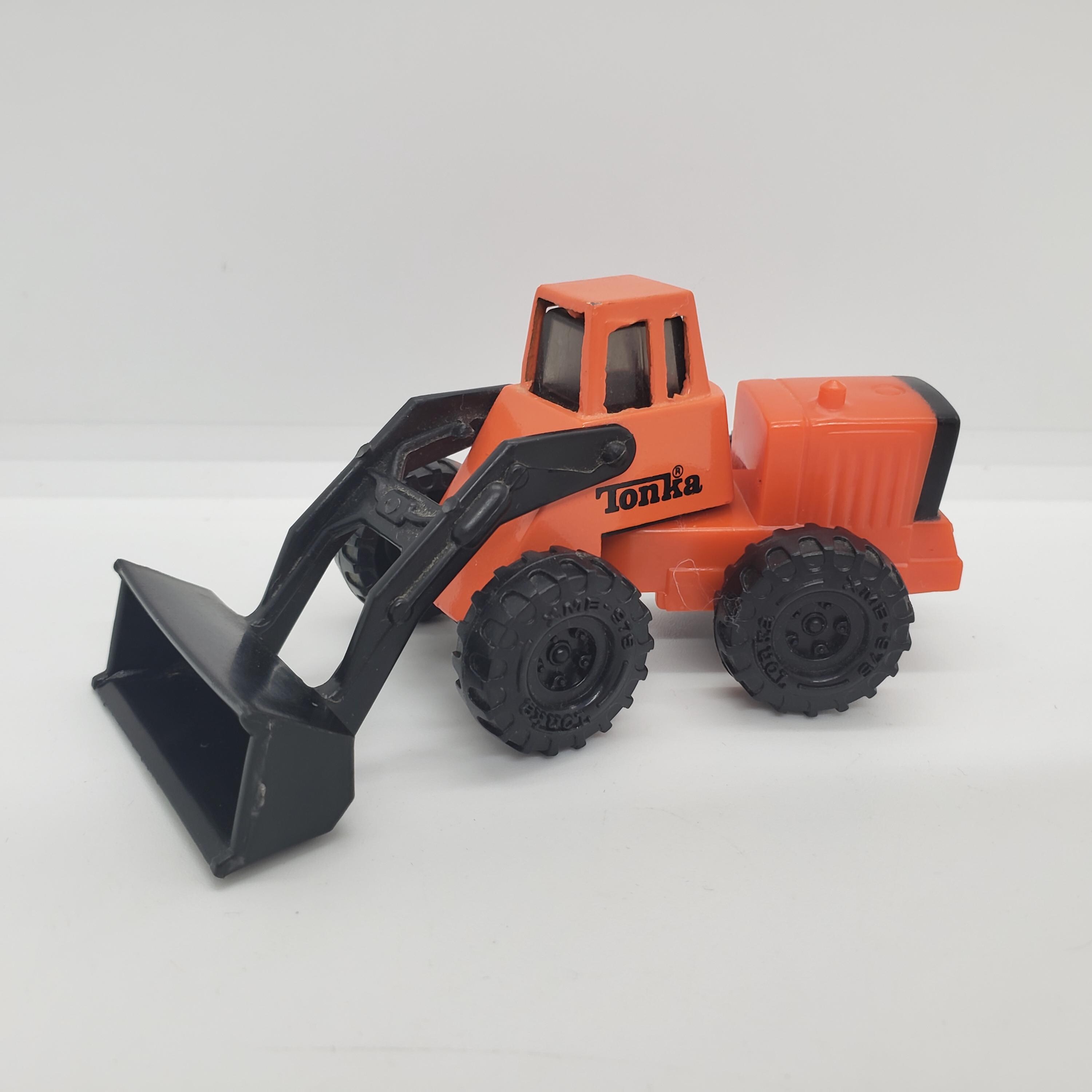 Tonka 6402 手動ショベルカー　乗用オモチャ Tonka Front End Loader Vintage 1992 Metal Plastic Toy Orange
