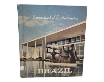 Children's Press Enchantment of South America: Brazil, Allan Carpenter 1968, Hardcover Children's Geography History Book, Latin America