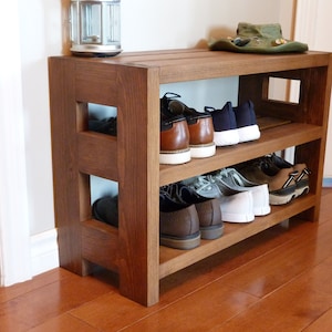 Mobel Light Oak Shoe Cupboard - Wooden Furniture Store