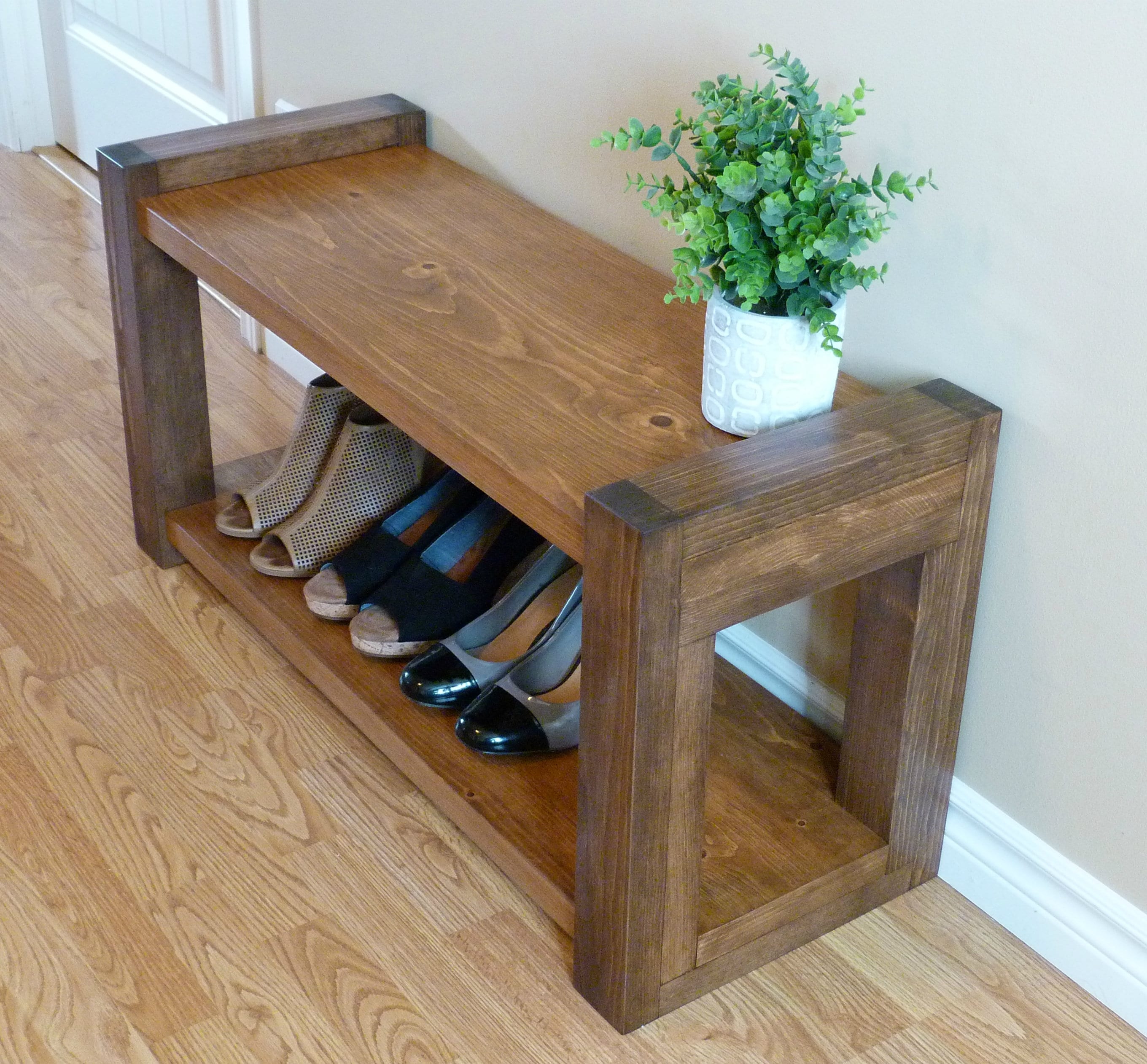 36 Inches Rustic Entryway Bench Modern Entryway Bench Bench