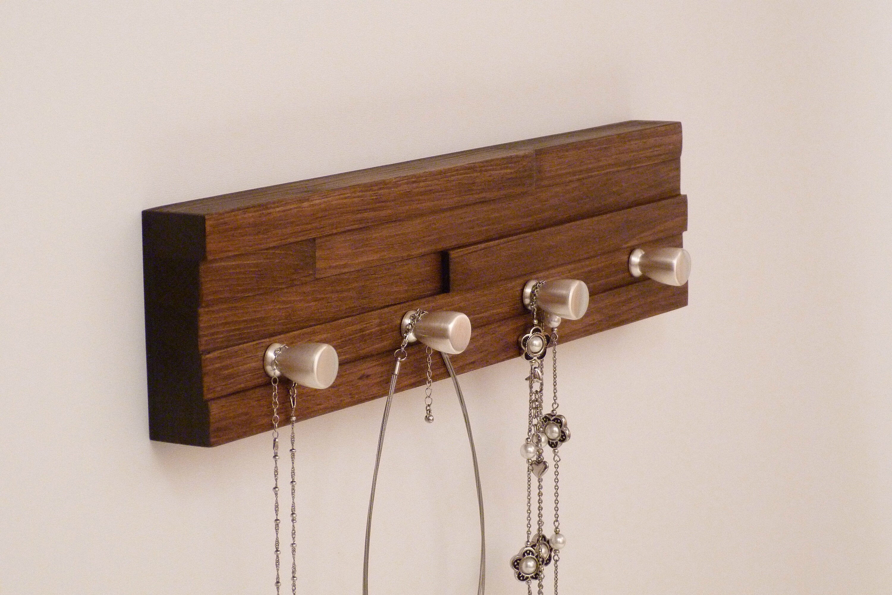 16 Inches/4 Knobs Jewelry Organizer Necklace Holder Bracelet Etsy