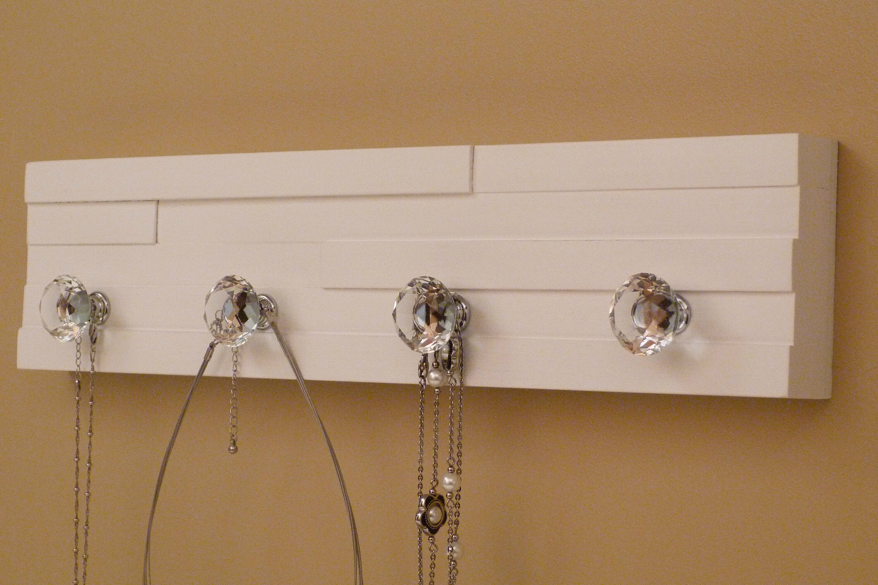 16 Inches/4 Knobs Jewelry Organizer Necklace Holder Bracelet Etsy