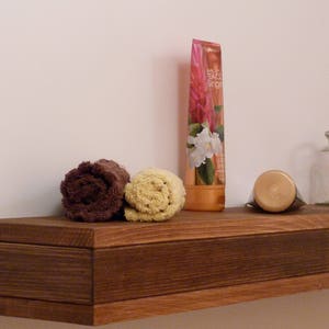 Floating Shelf, Wooden Floating Shelf, Floating Shelves, Bathroom Decor, Ledge Shelf