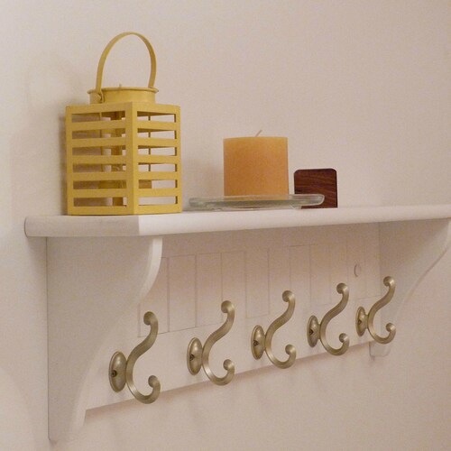 Modern Entryway Coat Rack Bedroom Wall Shelf Bathroom Shelf Etsy