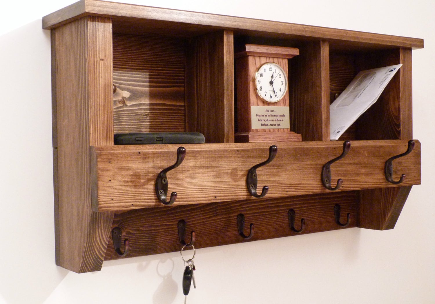 Entryway Coat Rack With Cubbies Coat Rack With Shelf Coat Etsy