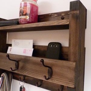 Entryway Coat Rack, Coat Rack with Shelf, Coat Rack with Storage, Wall Coat Rack, Rustic Coat Rack, Entryway Organizer
