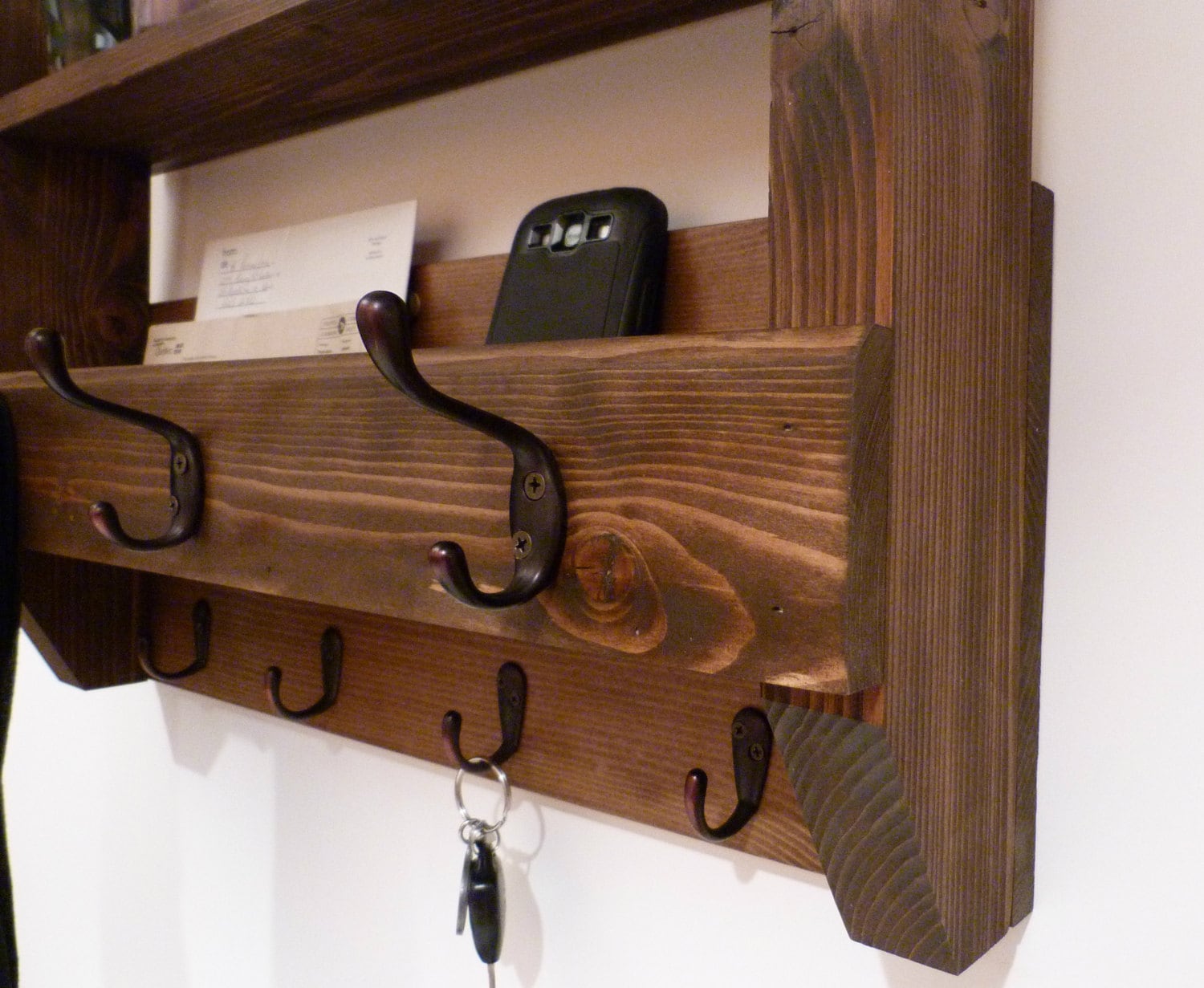 Entryway Coat Rack Coat Rack With Shelf Coat Rack With Storage Wall Coat Rack Rustic Coat Rack Entryway Organizer Etsy