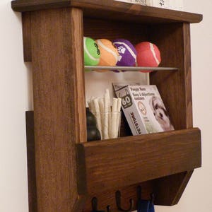 Pet wall organizer , dog leash holder and organizer, dog leash hanger, dog leash rack, dog leash station