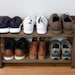 2-level Solid Pine Shoe Rack, Entryway Storage, Mutiple Length Options ...