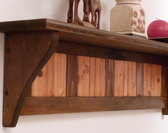 Wood Wall Shelf 35 Inches,Wall Shelf,Wall Mount Shelf