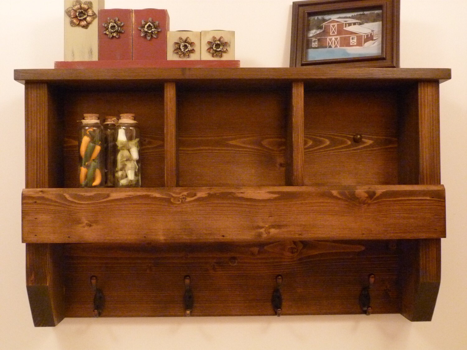 Entryway Coat Rack with Cubbies Coat Rack with Shelf Coat Etsy