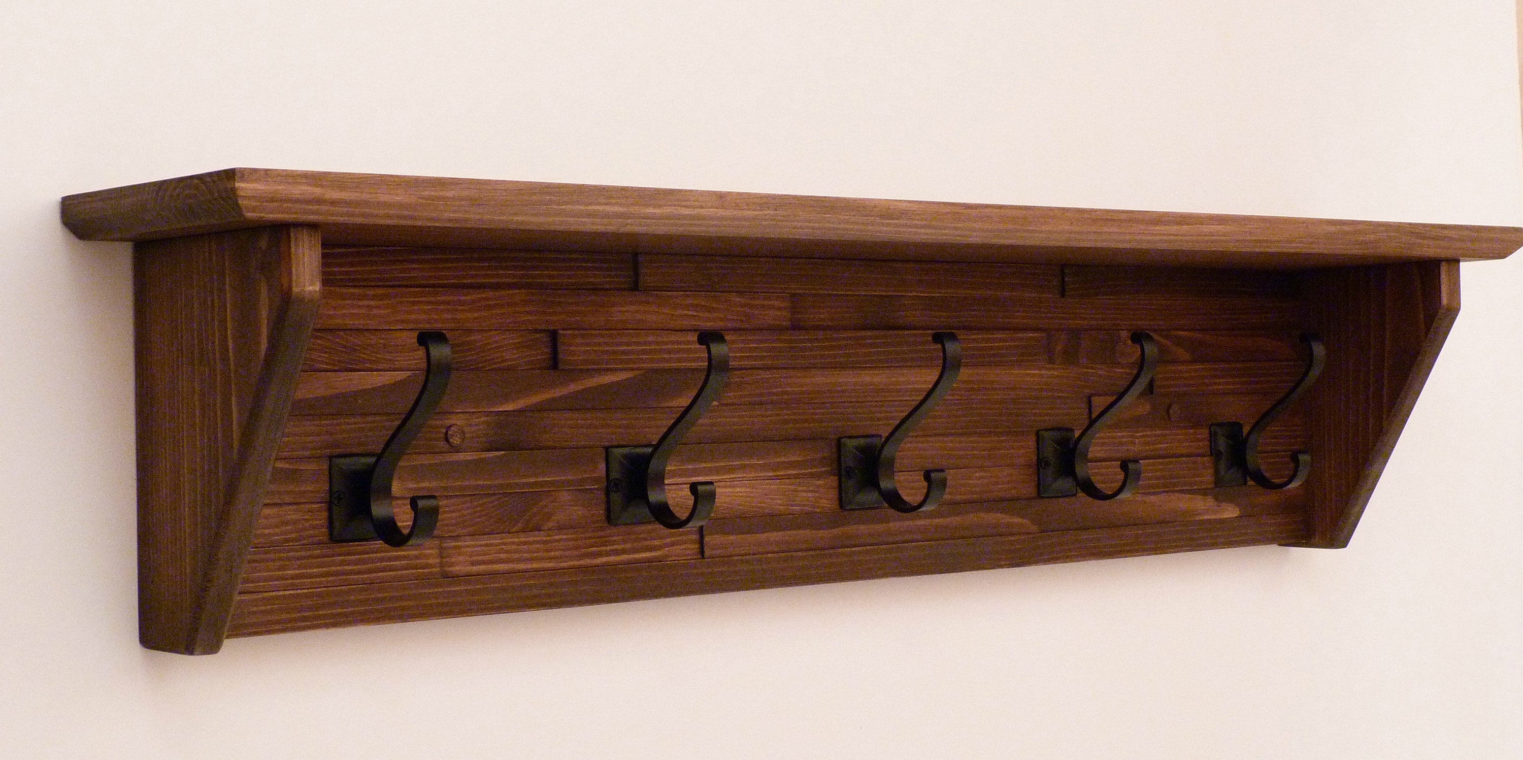 Timber best sale coat rack